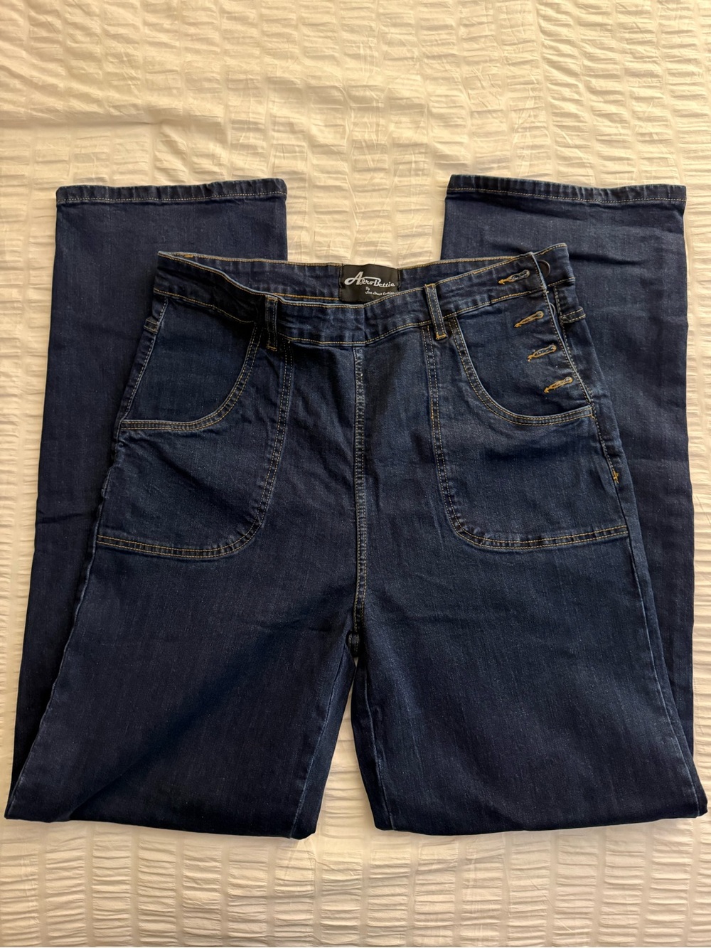 NWT Astro Bettie Side button Jeans Freddie’s of Pinewood Style 1940s